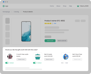 Start showing rewards on your site immediately