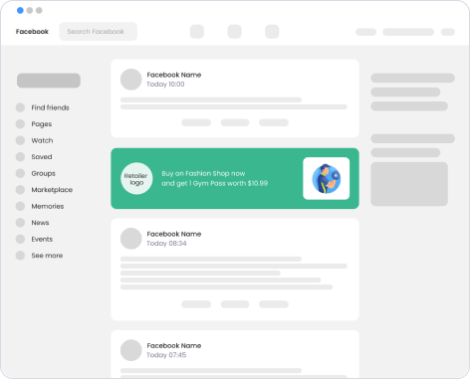 Enable partner rewards on publishers, social and email